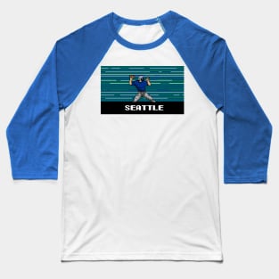 8-Bit Quarterback - Seattle Baseball T-Shirt